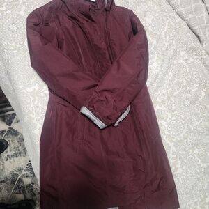 Eddie Bauer Maroon Quilted Jacket